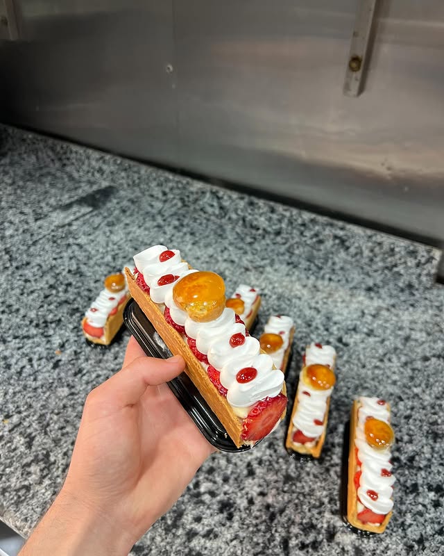 Mille feuille fraisiers