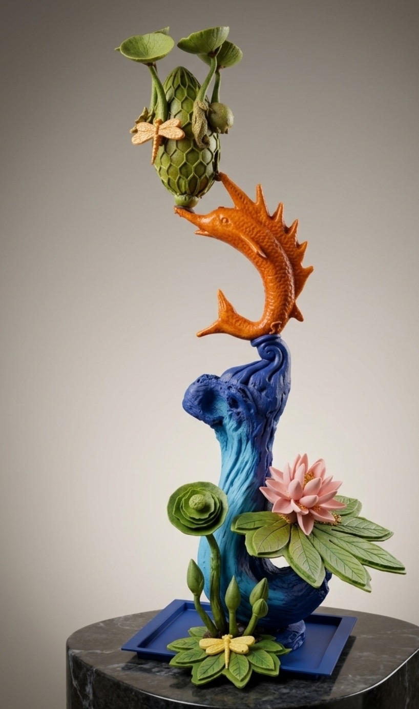 Piece artistique chocolat 